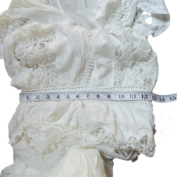 Farm Rio Off-White Richelieu Midi Dress NEW - Picture 11 of 11